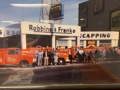 An old photograph of the original Hercules Tires dealer, Robbins and Franke.