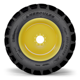 A product stock photo of the AG tire AG-TRAC RT45 R-1W on a white background. 