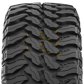 A 3D rendered image of the TIS-TT1 groove ridges highlighted in yellow. The chevron groove ridge pattern allows for optimized water and debris expulsion. 