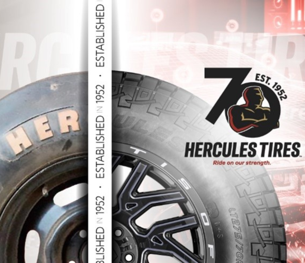 Hercules Tires Celebrates 70th Anniversary with Rebranding
