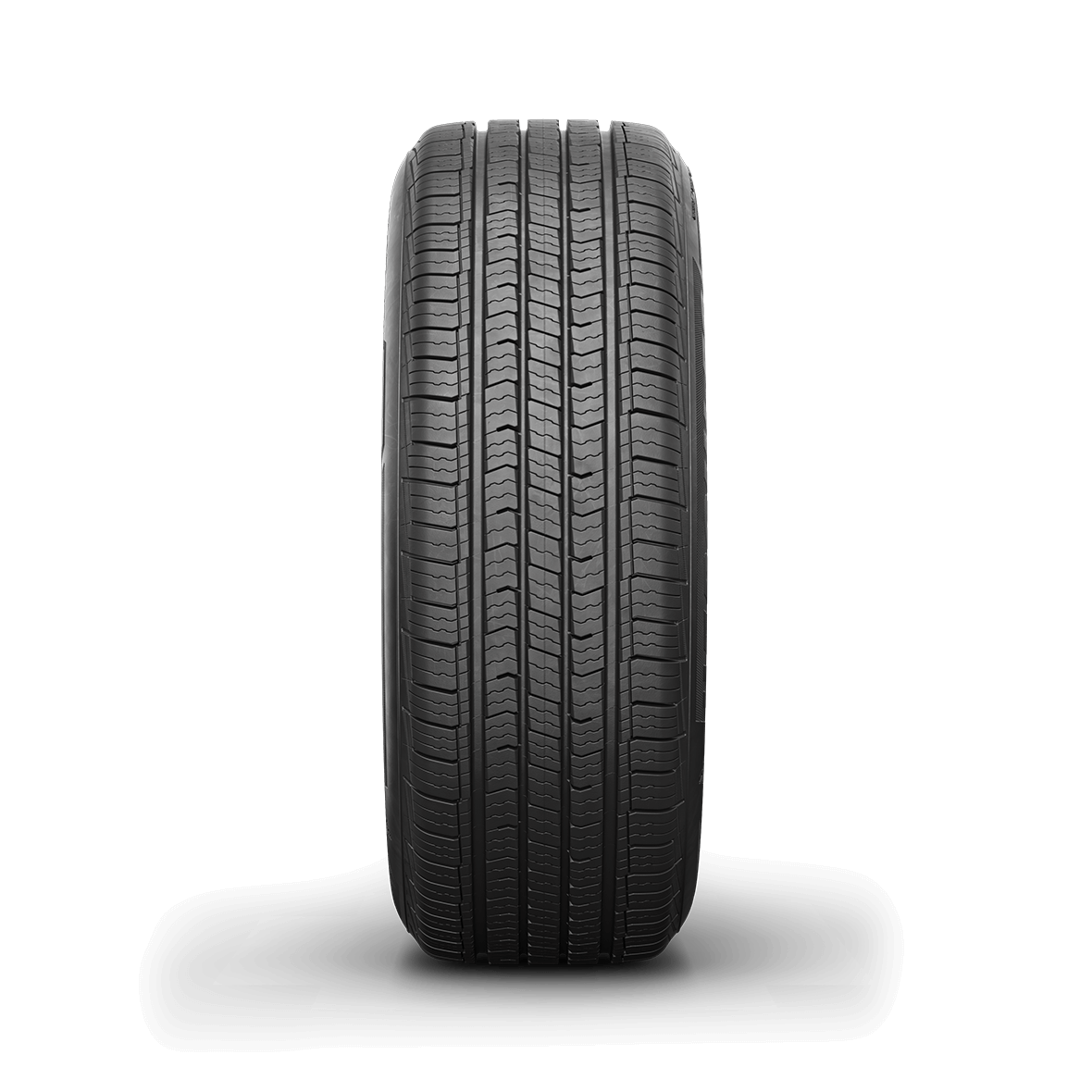 Close up tread view of the Roadtour Connect Passenger Car Vehicle tire on a white background. 